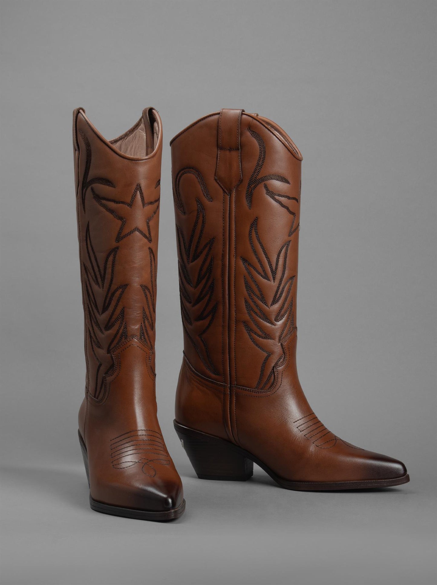 New Western Brown Boots