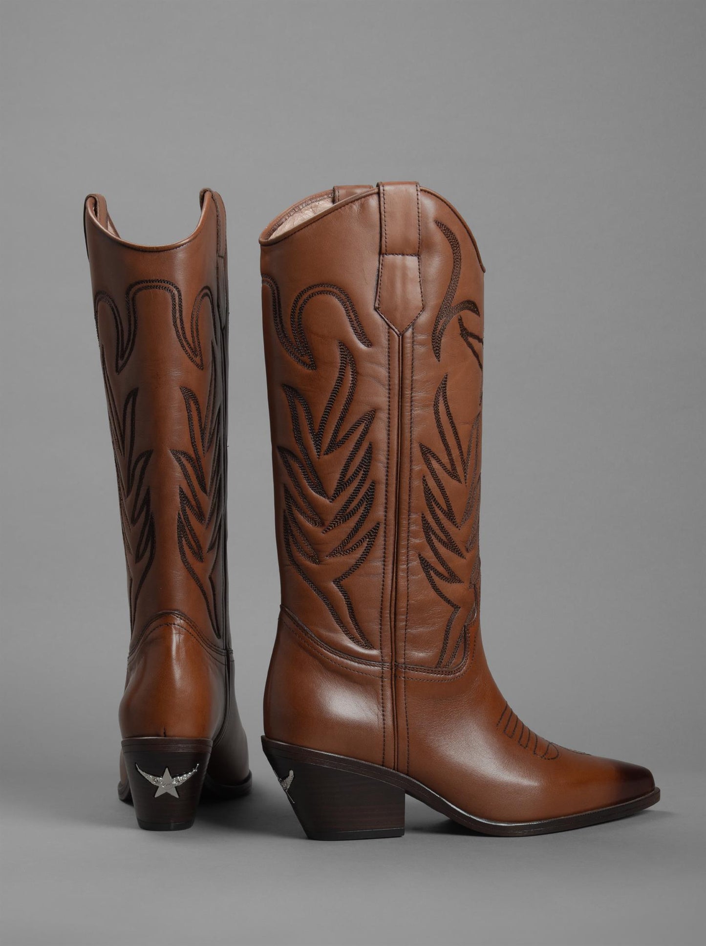 New Western Brown Boots