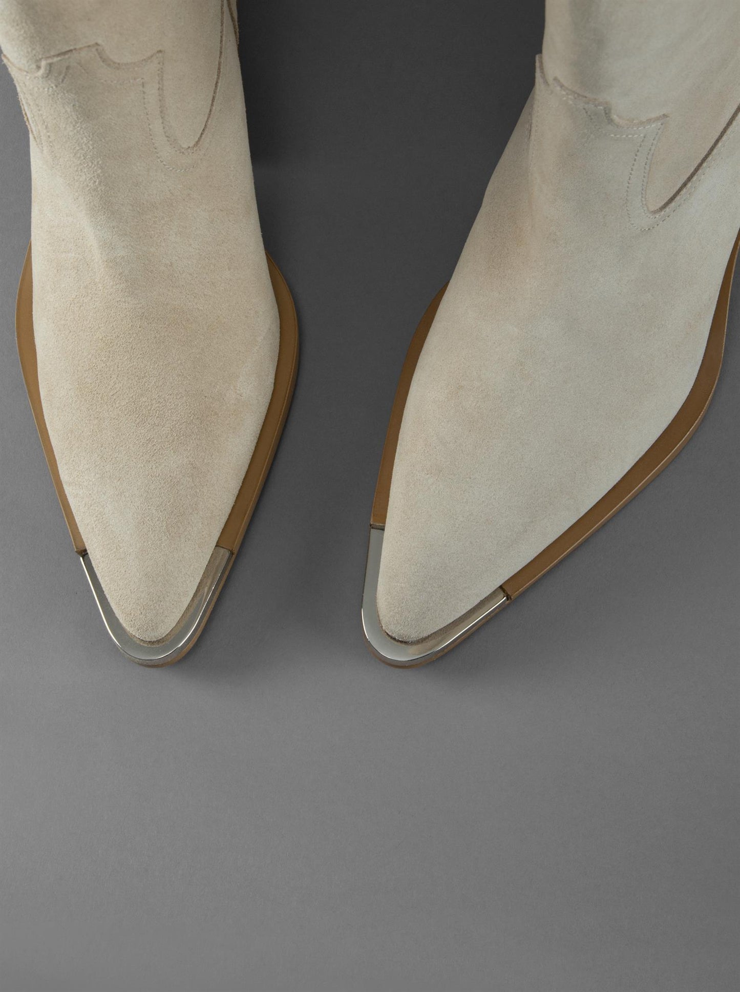 Nova Beige Suede Boots