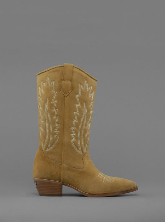 West Mas Camel Suede Boots